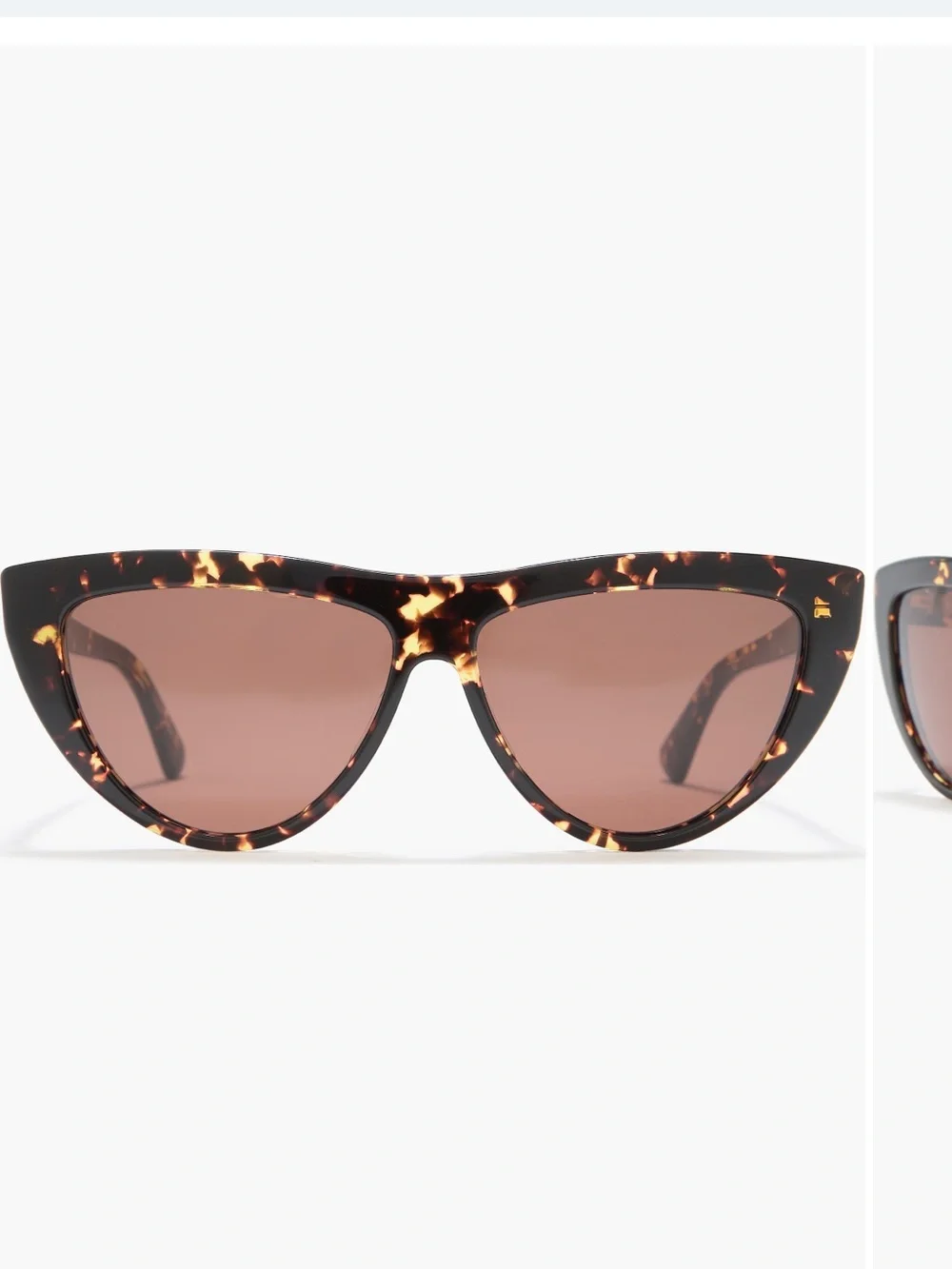 Bottega Veneta Tortoiseshell Cat Eye Sunglasses - Brown Lenses